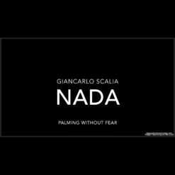 Giancarlo Scalia demonstrating a precise palming technique, a still from the 'Nada' magic video tutorial.