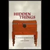 Ebook cover for 'Hidden Things' by Lary Kuehn, featuring an illustration evoking supernatural mysteries and arcane secrets from a hidden collection.
