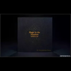 Ebook cover for Joshua Jay's Astonishing Essays: Magic by the Numbers Volume 10, featuring a title and magical elements, signifying deep research into audience perception of magic.