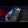 Sleek IARVEL Watch by Iarvel Magic & Bluether Magic, an app-controlled magic wristwatch displaying a precise time. The watch features a dark face, silver casing, and minimalist design, appearing as a high-end timepiece.