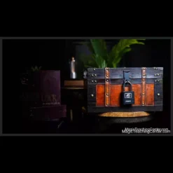 Sure Lock by James Kellogg Jr., a sleek black gimmicked padlock for professional mentalism and magic, demonstrating its remote and RFID unlocking capabilities.