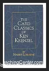 Ebook cover for 'The Card Classics of Ken Krenzel by Harry Lorayne', showcasing classic card magic techniques and a vintage design.
