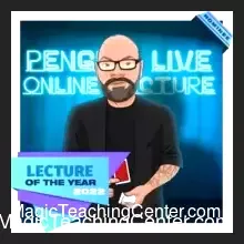 Craig Petty performing a captivating card or coin magic trick during his Penguin LIVE lecture.
