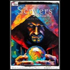 Ebook cover for The Scryers' Gazette Vol. 1, Issue 1, featuring modern magic, mentalism, and bizarre effects. Authored by Neal Scryer, Scott St Clair, and Richard Webster.