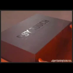 PSY TOUCH by Léon wireless PK touch system components, including the sleek remote control, two high-tech gimmick bands, two standard bands, and the dual induction charger, displayed for professional magicians.