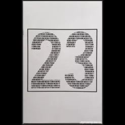 Ebook cover for Michael Weber's '23' card trick, featuring a mysterious red-backed playing card with a prominent '23' and a fanned deck, symbolizing the enigmatic card revelation.