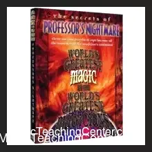 Video tutorial showcasing Professor's Nightmare magic trick with ropes, featuring a magician demonstrating the classic three rope transformation.