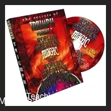 Magician's hands demonstrating a deck of cards mixed face-up and face-down, illustrating the Dai Vernon Triumph card trick from 'World's Greatest Magic - Triumph Vol 2' video tutorials.