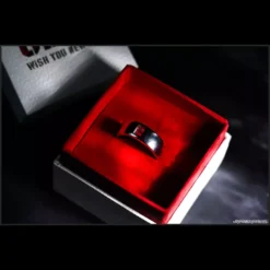 The TCC & GBDL 925 Sterling Silver Magic Key Ring, showcasing its elegant design and intricate Eye of Horus engravings.