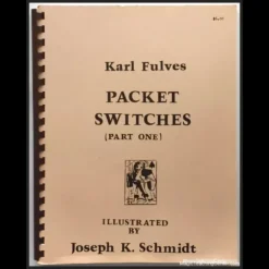 Cover of Karl Fulves' 'Packet Switches (Part One)' Ebook, featuring the title and author, a classic work on card magic techniques.