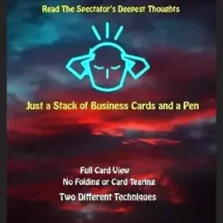 Mark Stone's The Peek Project ebook cover, displaying the title and imagery representing secret business card peek techniques for mind-reading mentalism.