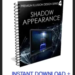 Illustration of JC Sum's Shadow Appearance illusion setup on a stage, showcasing the performer and the innovative prop design.