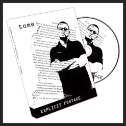 Sean Fields demonstrating 'Explicit Footage: Tome,' a visual mentalism trick where a page visibly tears from a book, showcasing the revolutionary book test.