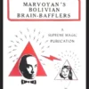 Cover of 'Bolivian Brain Bafflers' ebook by Marvoyan, featuring an abstract design with mentalism symbols and a mind-bending illusion theme.