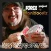 Dani DaOrtiz performing a precise card force with a deck of playing cards, featuring the official 'The Force Project COMPLETE' course branding.
