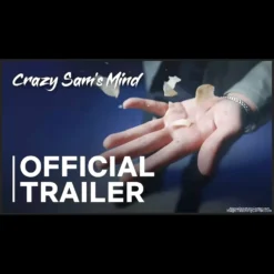 Sam Huang performing a captivating visual magic trick from 'Crazy Sam's Mind' digital video, showcasing a mysterious and impossible illusion.