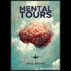 Paul Brook's Mental Tours: A smartphone screen displaying a high-resolution grid of 64 global locations, demonstrating a self-working mentalism and mind-reading effect.