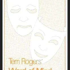 Ebook cover for 'Word of Mind' by Terri Rogers, a digital guide on self-working mentalism for revealing a spectator's thought-of word.
