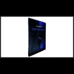 Hardcover book GEHEIMNISSE by Andreu, a 144-page guide to advanced mentalism, mind reading, and propless divination techniques for magicians and performers.