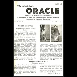 Cover image for 'The Magician's Oracle 1946-1948' ebook by Max Andrews, featuring vintage magic periodical design.