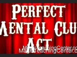 Ebook cover for Docc Hilford's The New Perfect Mental Club Act Pro Package, featuring the title text and author's name, representing a revolutionary unwritten Q&A mentalism act.