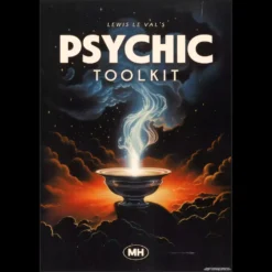 Ebook cover for Lewis Le Val's Psychic Toolkit, featuring mystical or mind-related imagery, representing a guide to genuine mind reading and psychic abilities.