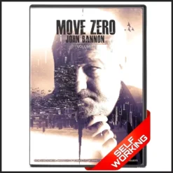 John Bannon's Move Zero IV magic DVD cover, featuring playing cards and the title, teaching powerful sleight-free and self-working card tricks.