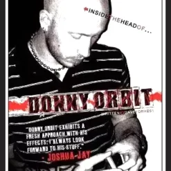 Cover art for Donny Orbit's 'Inside The Head' magic manuscript, featuring an abstract illustration of a head, representing innovative close-up magic and mentalism routines.