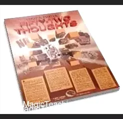 Cody Fisher's Fifty-Two Thoughts PDF instructions displaying elements of the comedy mind-reading card trick.