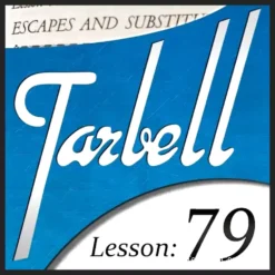 Dan Harlan – Tarbell 79 Escapes & Substitutions course cover featuring a magician escaping from a large trunk while an assistant stands by.