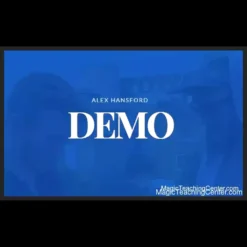 Alex Hansford demonstrating a sophisticated card magic sleight from his DEMO tutorial, an instant download for magicians.