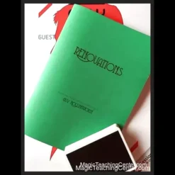 Cover art for Guy Hollingworth's Renovations digital magic book, featuring professional close-up card tricks and sleights for magicians.