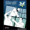 Promotional image for Virtual Touch by Bakore Magic, showcasing a magician performing a virtual PK touch effect on a computer screen, available as an instant digital download.