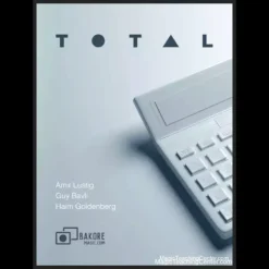 Smartphone displaying the TOTAL by Bakore Magic calculator app interface, ready for professional mentalism and numerical prediction tricks.