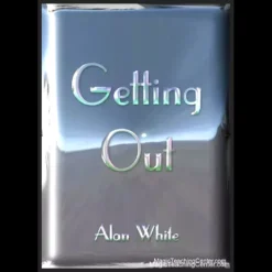 Ebook cover for 'Getting Out' by Alan White, featuring a stylized magician's silhouette, enigmatic symbols, and the book title. The design hints at the mastery of complex magic techniques and 'out' strategies.