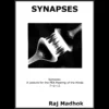 Ebook cover for Synapses by Raj Madhok, featuring the title and author's name, related to mentalism and philosophy.