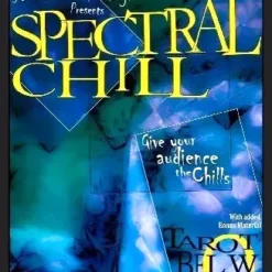 Ebook cover for Spectral Chill & Tarot Below Zero by Jeff Stone, featuring a dark, mysterious aesthetic with tarot card imagery and the book's title.