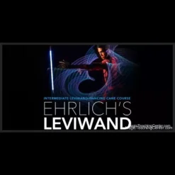 Ehrlich's Leviwand Method Full Course banner featuring a dynamic flow artist performing with a glowing Leviwand, illustrating graceful movement and mastery.