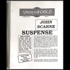 Cover image of Karl Fulves' Underworld Ebook, a digital collection of 137 magic secrets and illusion techniques, featuring Joseph K. Schmidt's mystical illustrations from issues 1-10 (1995-1999).