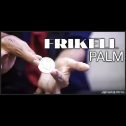 Rogelio Mechilina demonstrating the Frikell Palm advanced coin magic sleight, featured in his tutorial video.