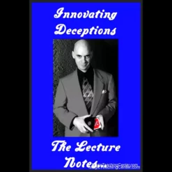 Ebook cover for 'Innovating Deceptions' by Max Krause, depicting the journey from personal challenges to mastering magic and unlocking creative potential.