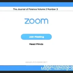 Cover of The Journal of Psience Vol 2 Issue 3 ebook by Michael Weber, featuring content on virtual mentalism, online mind reading, and digital magic techniques.