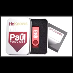 Paul Brook's Ask Paul Podcast USB collection, featuring exclusive mentalism, magic, and entertainment business training, audio episodes, videos, and bonus effects.