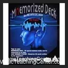 Astor's Mnemorized Deck for magicians, featuring a unique card memory system and enabling spectator-shuffled magic tricks.