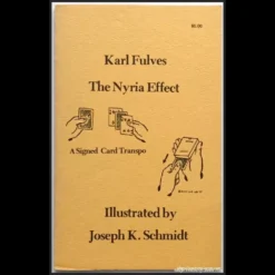 Cover of The Nyria Effect Ebook by Karl Fulves, showing a classic magic-themed design with the title and author name.