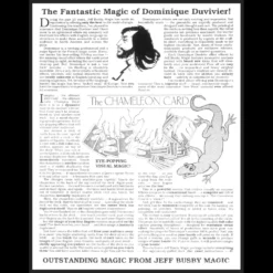 Ebook cover for 'Outstanding Magic by Jeff Busby', featuring a vintage design, the author's name, and indicating a historical magic publication.