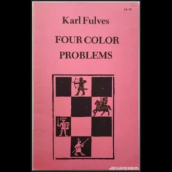 Digital cover of Karl Fulves' 'Four Color Problems' ebook, a 1979 classic magic instructional guide focusing on advanced theory and techniques.