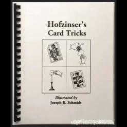 Hofzinser's Card Tricks Ebook cover by Karl Fulves, featuring vintage-style card magic illustrations and text.