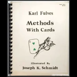 Ebook cover for 'Methods with Cards — Part 2' by Karl Fulves, detailing 35 advanced card magic tricks and techniques, with illustrations by Joseph K. Schmidt.