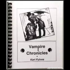 The Vampire Chronicles Ebook cover by Karl Fulves, featuring original illustrations by Joseph K. Schmidt for magic tricks and illusions.
